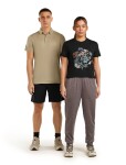 ICEBREAKER Wmns Mer 150 Tech Lite SS Crop Tee NZ Flora, Black velikost: S