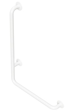 SAPHO - HANDICAP nástěnné madlo LEVÉ 810x550, bílá XH522W