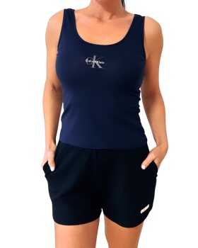 Dámské modré tílko Calvin Klein QS7603 GX TANK