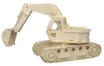 WOODCRAFT Dřevěné 3D puzzle Bagr