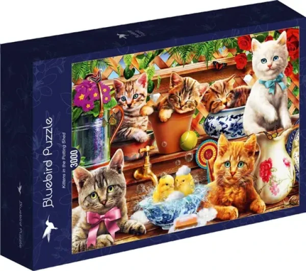 BLUEBIRD Puzzle Koťata v kůlně
