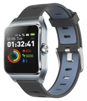 Rozbaleno - UMAX U-Band P1 PRO stříbrná / Chytré hodinky / 1.3" / Bluetooth 4.2 / GPS / IP68 (ATM50) / rozbaleno (UB523.rozbaleno)