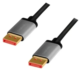 LogiLink DisplayPort 1.4 černo-šedá / Kabel DisplayPort / 3 m / 8K/60 Hz (CDA0106)