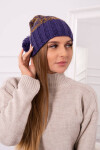 Paris fleecová čepice K213 purple+mustard UNI