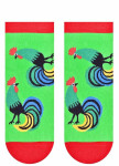 Pánské kotníkové ponožky Steven Folk art.116 bílá 43-46