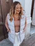 Dámská vesta Dstreet TY2923 MIRELLI šedofialová - BH Forever 5XL