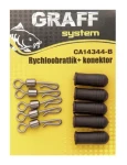 Graff Rychloobratlík + konektor 5ks Černá (CA14344)