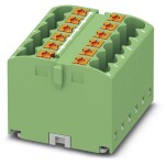Phoenix Contact 3273294 blok rozvaděče 31.2 mm pružinová svorka zelená 8 ks