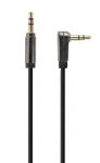 Gembird 3.5 mm stereo audio kabel 1.8m černá / 1x 3.5 mm jack rovný (M) / 1x 3.5 mm jack pravoúhlý (M) (CCAP-444L-6)