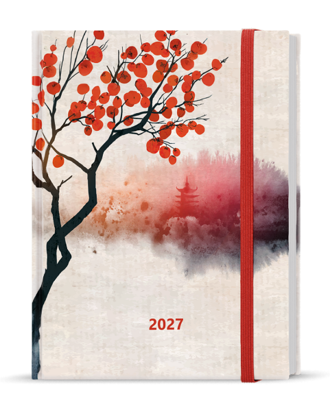 Týdenní diář 2027 Baloušek Prokop Lamino B6 Zen
