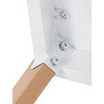 Jídelní stůl 80x80cm, mdf DT-312 WT