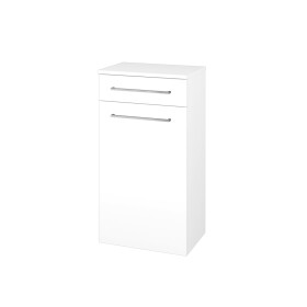 Dřevojas - Nízká skříňka DOS SNDZ 50 - N01 Bílá lesk / Úchytka T04 / N01 Bílá lesk / Pravé 211431EP