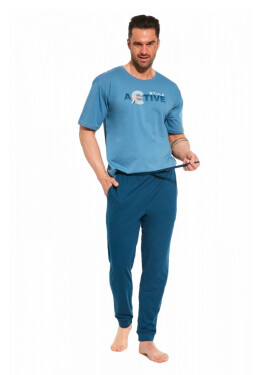 Pánské pyžamo 462/206 Cornette Modrá