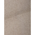 Židle jídelní, snadno čistitelná krémová látka, černý matný lak, kovové nohy