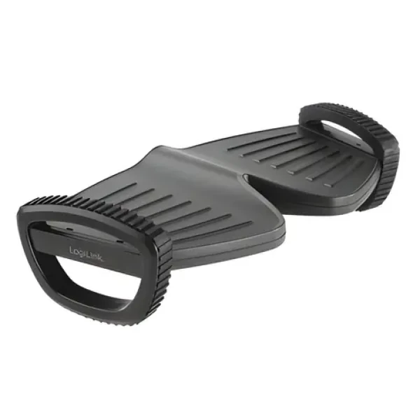 LogiLink Podpěra nohou černá / Podpěra nohou / nosnost 10 kg / protiskluzová podložka / 502x277x135 mm (EO0006)