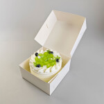 Cake star dortová krabice JOY bílá nepromastitelná 20x20x10cm