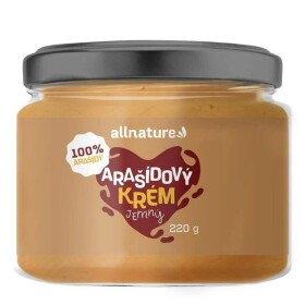 Allnature Arašídový krém jemný 220g