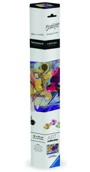 Ravensburger Creart Wassily Kandinsky: Žlutá,červená,modrá