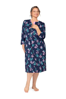 204 DÁMSKÁ KOŠILE BOGNA NAVY BLUE/PINK 2XL