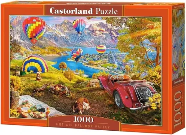 Castorland 105595-2 Puzzle Údolí horkovzdušných balónů