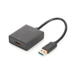 Renkforce RF-5234038 USB-C® / HDMI kabelový adaptér [1x USB-C® zástrčka - 1x HDMI zásuvka] černá stínění pletivem 0.15 m