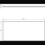 MEXEN/S - Orio koupelnová skříňka pod umyvadlo 100 cm s deskou, 1 šuplík, šedá mat 91A10-10023-1-BFC62