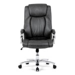 Kancelářské křeslo, houpací mechanismus, šedá ekokůže, KA-F1385 GREY