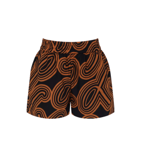 Dámské šortky Beach MyWear SHORTS 01 pt BROWN hnědé M004 TRIUMPH BROWN