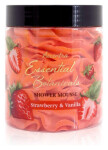 Pěna sprchová ESSENTIAL BOTANICALS v kelímku Jahoda a vanilka 200g