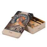 Plechová dóza Alfons Mucha - Zodiac 24×14×4 cm