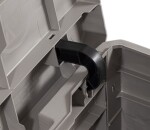 TOOMAX WOODYS zahradní plastový úložný box 90 L - světle šedá