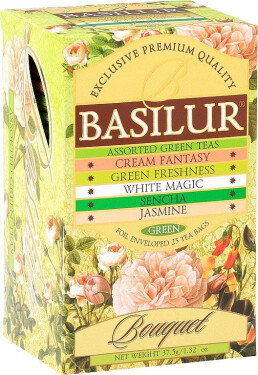 BASILUR Assorted Green Bouquet přebal 25x1,5g