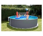 Marimex Orlando bazén 3,66x0,91 m s příslušenstvím - motiv šedý