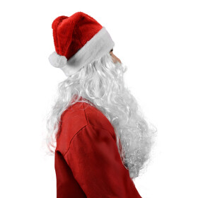 Mikulášská paruka s vousy pro dospělé