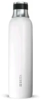 Brita sodaTRIO Stainless Steel Bootle white small
