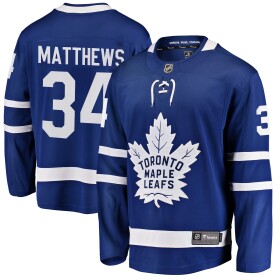 Fanatics Pánský Dres Toronto Maple Leafs #34 Auston Matthews Breakaway Alternate Jersey
