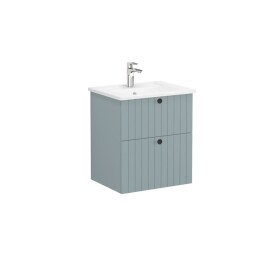Koupelnová skříňka s umyvadlem VitrA Root 60x67x46 cm zelená mat ROOTG60GINTS ROOTG60GINTS