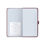 Busy B Plánovací diář Slim Burgundy 2026, červená barva, papír