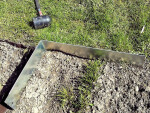 GEOMAT Ocelový záhonový obrubník – Steel Border - výška 14 cm, délka 1 m