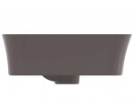 IDEAL STANDARD - Ipalyss Umyvadlo na desku, 55x38 cm, s přepadem, otvor pro baterii, slate grey E2077V5