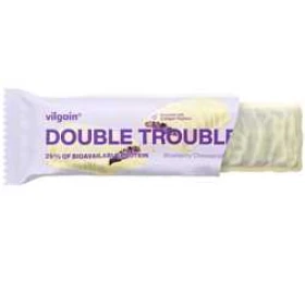 Vilgain Double Trouble Protein Bar borůvkový cheesecake 55g