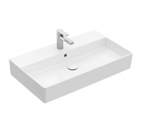 VILLEROY & BOCH - Memento 2.0 Umyvadlo 80x47 cm, s přepadem, otvor pro baterii, alpská bílá 4A228G01