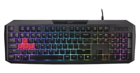 Acer Nitro NKW100 černá / Herní klávesnice / membránová / RGB / CZ/SK / USB-A (GP.KBD11.05X)