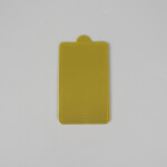 Cake star Podložka pod minidezerty zlatá obdelník 10x6 cm