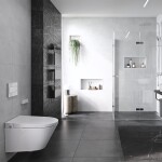 Mereo WC s integrovaným elektronickým bidetem, RIMLESS, 592x380x430 cm, keramické, vč. sedátka VSD110S2