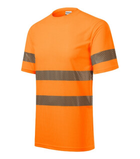 HV Dry tričko unisex fluorescenční oranžová 3XL