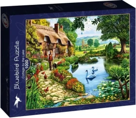 BLUEBIRD Puzzle Chata u jezera
