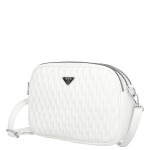 Trendy dámská koženková crossbody kabelka Fulla, bílá