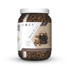 Verm-X Přírodní granule proti střevním parazitům pro kočky 650 g
