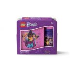 Svačinový set LEGO Friends Girls Rock (láhev box) fialová